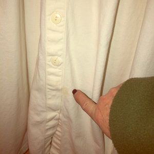 Dress three-quarter length sleeve white